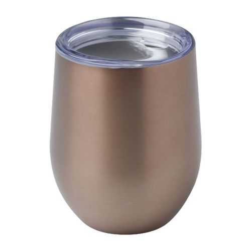 CORZO - Taza con aislamiento de cobre de 350 ml de acero inóxidable reciclado con certificado RCS ""