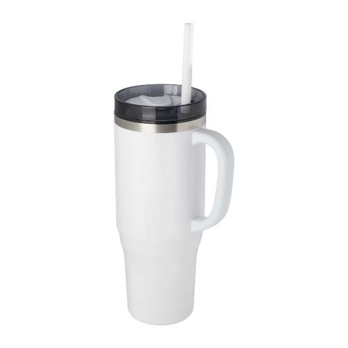 MELBOURNE - Vaso térmico con pajita de 1200 ml con certificado RCS ""