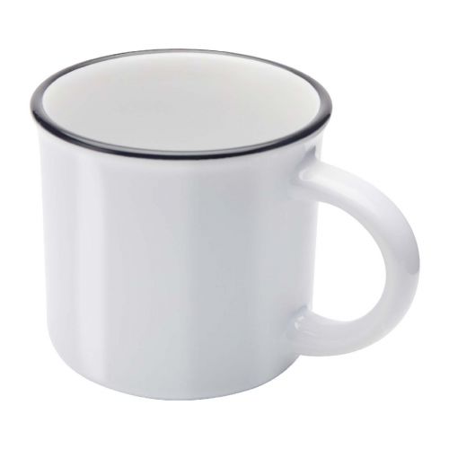 BARI - Taza de cerámica de 240 ml “” con acabado brillante