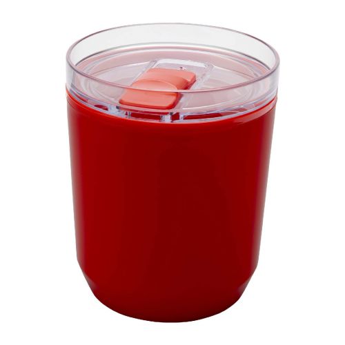 HUDSON - Vaso de doble pared de plástico reciclado de 180 ml ""