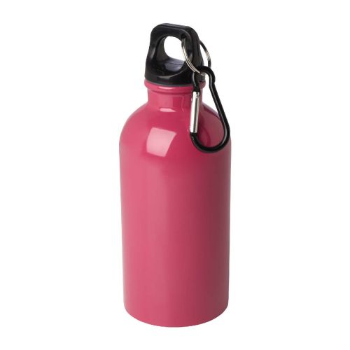 OREGON - Bidón de 400 ml de acero inoxidable con certificado RCS con mosquetón ""