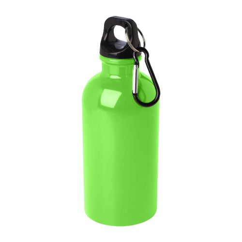 OREGON - Bidón de 400 ml de acero inoxidable con certificado RCS con mosquetón ""