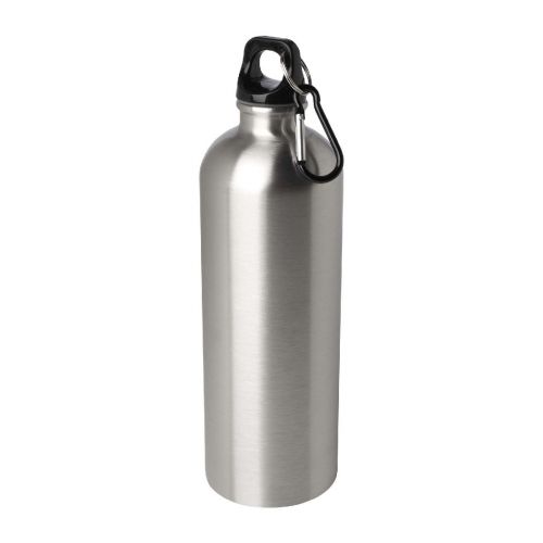 OREGON - Bidón de 750 ml de acero inoxidable con certificado RCS con mosquetón ""