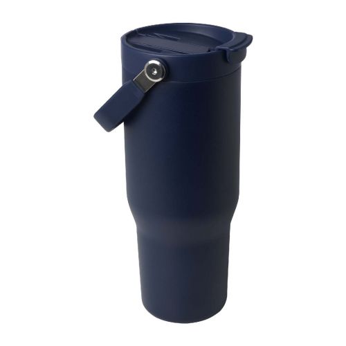  - Vaso con aislamiento al vacío de cobre de acero inoxidable reciclado certificado RCS de 900 ml y con tapa de doble función "B