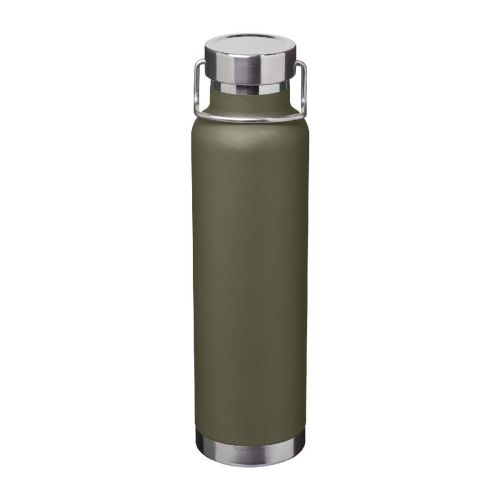 THOR - Botella de 650 ml de acero inoxidable reciclado con certificado RCS con aislamiento de cobre ""