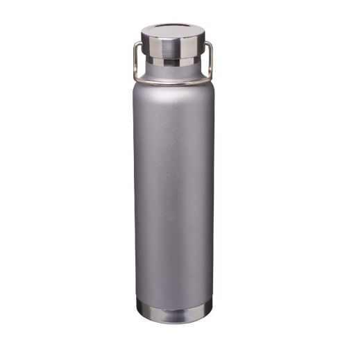 THOR - Botella de 650 ml de acero inoxidable reciclado con certificado RCS con aislamiento de cobre ""