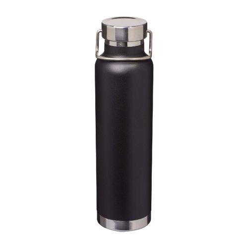 THOR - Botella de 650 ml de acero inoxidable reciclado con certificado RCS con aislamiento de cobre ""