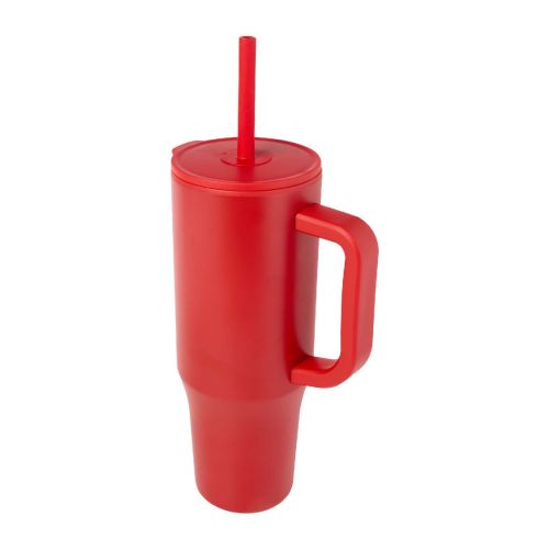 BRADY - Vaso con aislamiento de 900 ml con certificado RCS y pajita de silicona ""