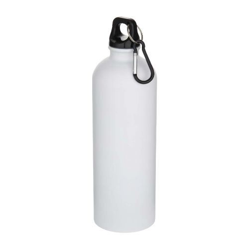 OREGON - Botella de 750 ml de acero inoxidable mate reciclado con certificado RCS con mosquetón ""