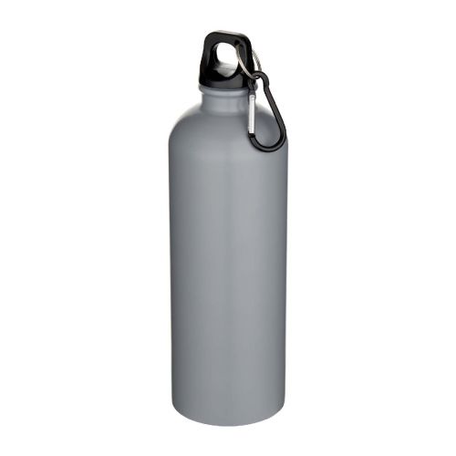OREGON - Botella de 750 ml de acero inoxidable mate reciclado con certificado RCS con mosquetón ""