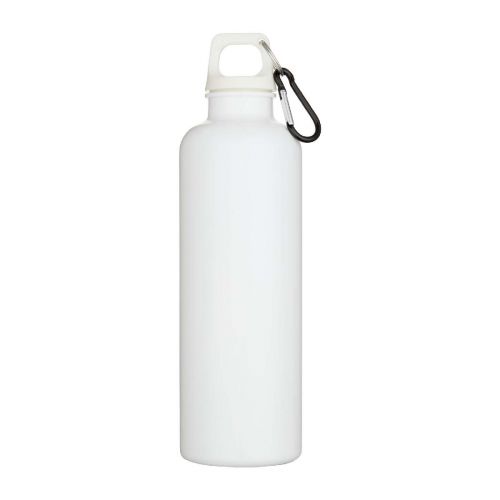 OREGON - Botella de 750 ml con mosquetón en color liso de plástico reciclado con certificado RCS ""