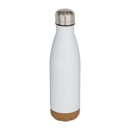COVE - Botella de 500 ml de acero inoxidable con aislamiento y doble pared con detalles de corcho ""