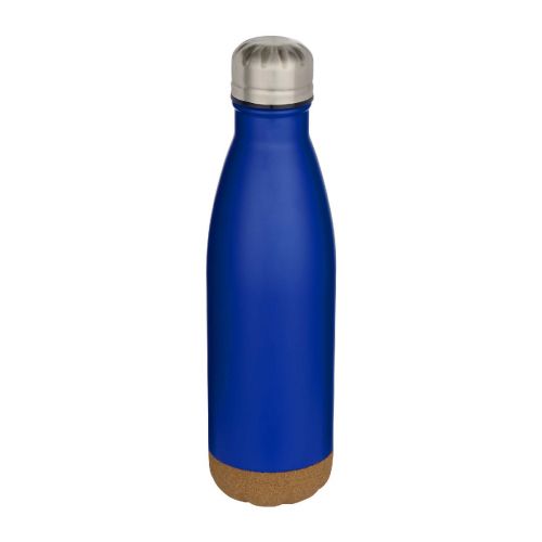 COVE - Botella de 500 ml de acero inoxidable con aislamiento y doble pared con detalles de corcho ""