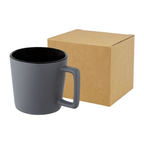 CALI - Taza de cerámica de 370 ml con acabado mate ""