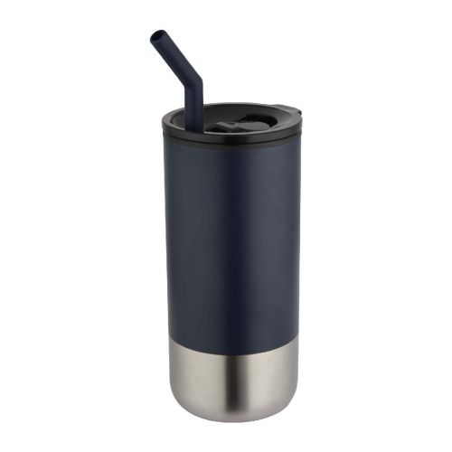 GRAYSON - Vaso con aislamiento de 480 ml con certificado RCS y pajita ""