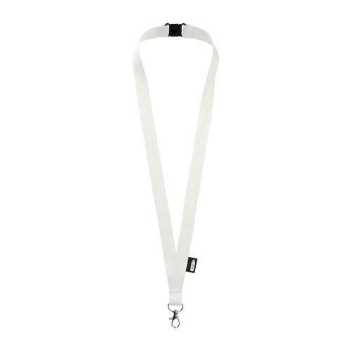 TOM - Lanyard de PET reciclado con cierre independiente ""