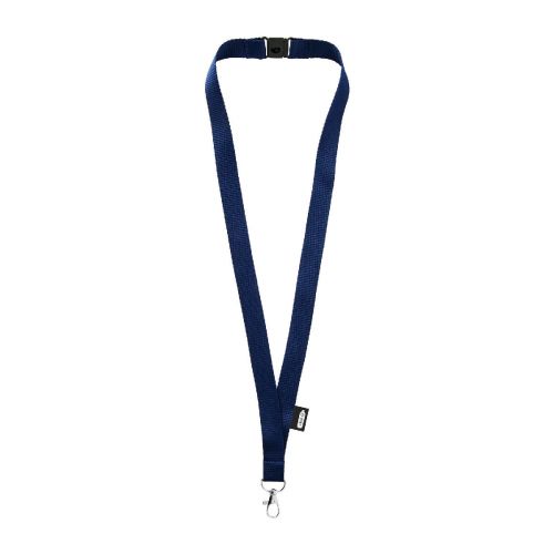 TOM - Lanyard de PET reciclado con cierre independiente ""