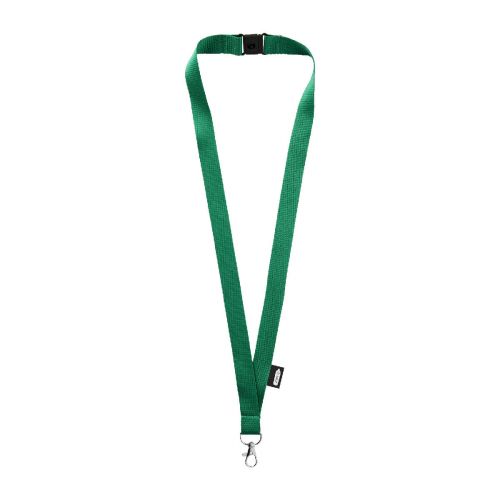 TOM - Lanyard de PET reciclado con cierre independiente ""