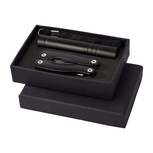 SCOUT -Set de cuchillo multiusos y linterna 