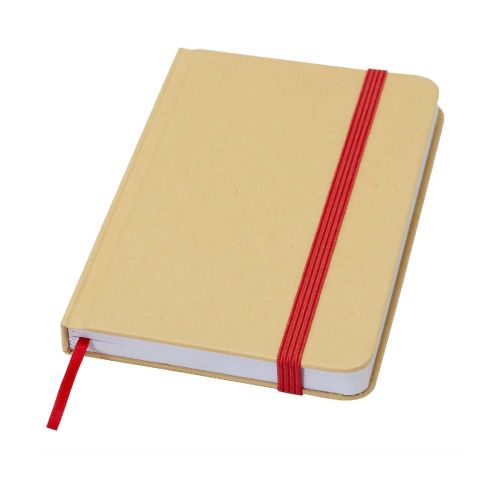 REED - Libreta de tapa dura A6 de material reciclado con páginas lisas ""