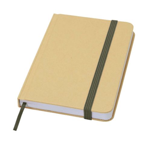 REED - Libreta de tapa dura A6 de material reciclado con páginas lisas ""