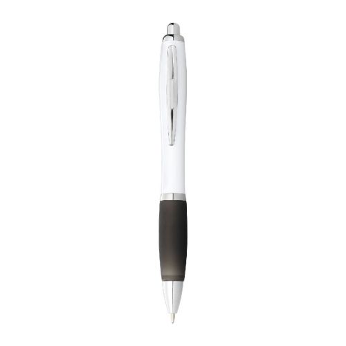 NASH - Bolígrafo blanco con empuñadura de color "" (tinta negra)