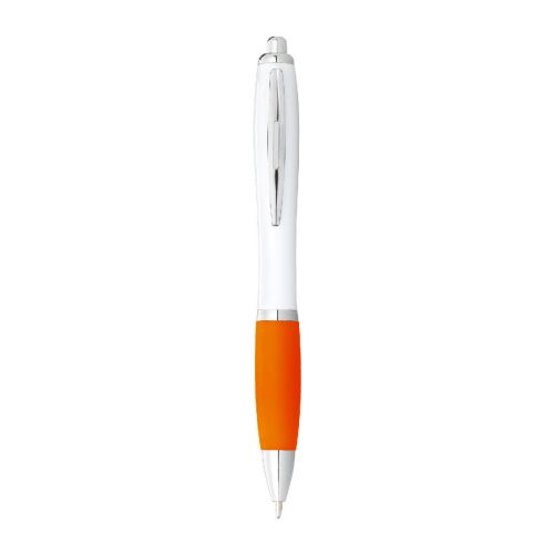 NASH - Bolígrafo blanco con empuñadura de color "" (tinta negra)