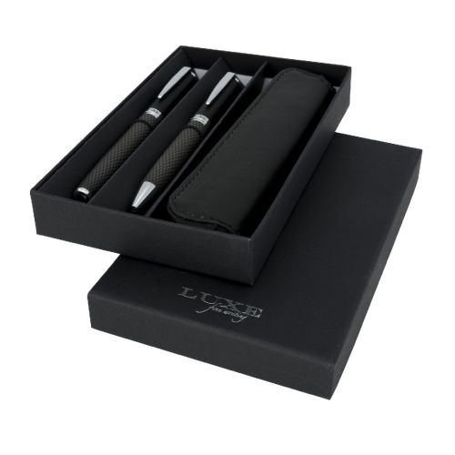 CARBON -Set de regalo duo con estuche (tinta negra)