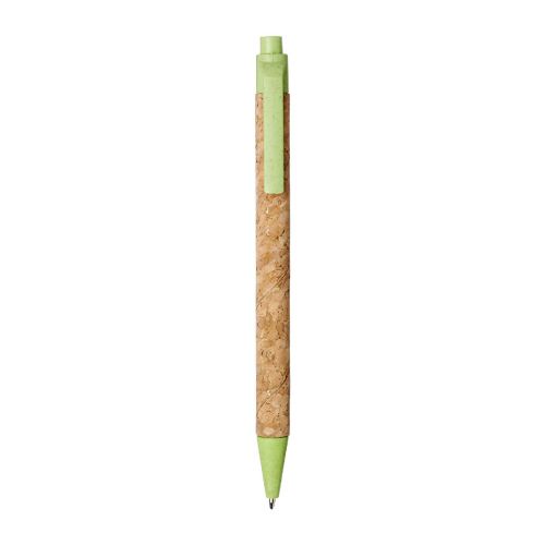 MIDAR - Bolígrafo de corcho y paja de trigo "" (tinta negra)