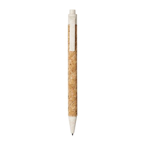 MIDAR - Bolígrafo de corcho y paja de trigo "" (tinta negra)