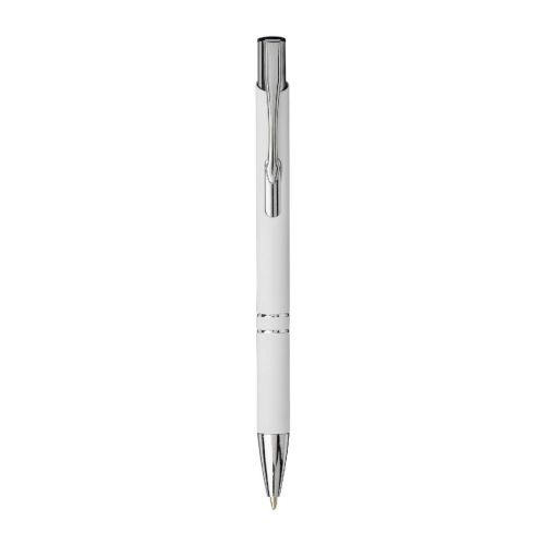 MONETA SOFT - Bolígrafo con empuñadura de tacto suave "Moneta" (tinta negra)