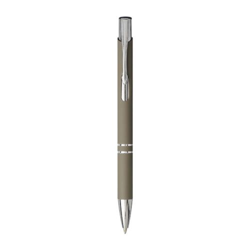 MONETA SOFT - Bolígrafo con empuñadura de tacto suave "Moneta" (tinta negra)