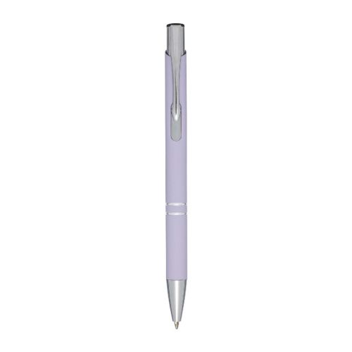 MONETA SOFT - Bolígrafo con empuñadura de tacto suave "Moneta" (tinta negra)