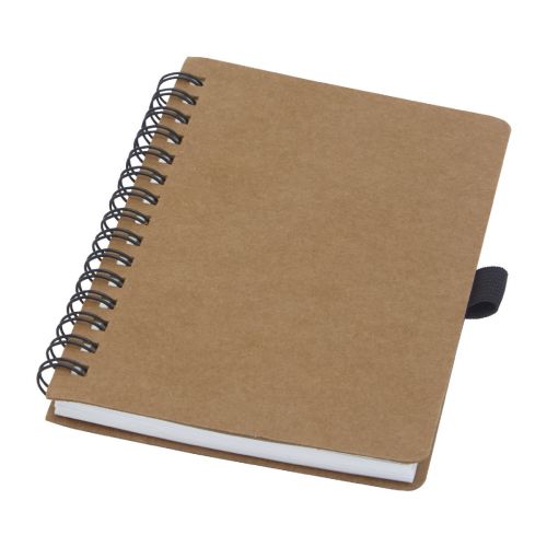 COBBLE A6 -Libreta de tamaño A6 de cartón reciclado con espiral y papel de piedra Cobble