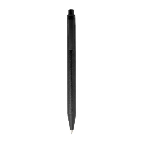 CHARTIK - Bolígrafo monocromático de papel reciclado con acabado mate "" (tinta negra)