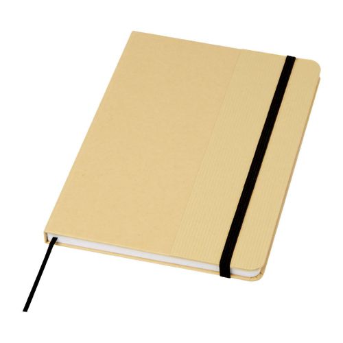 NELIDA - Libreta de tapa dura A6 de plástico procedente del océano con bolígrafo "Thalaasa" (tinta negra)