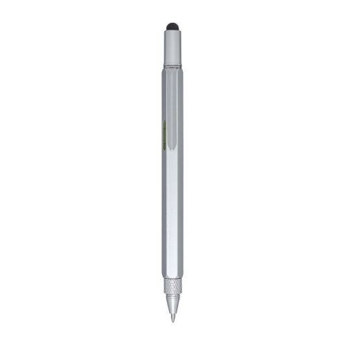 DORA -Bolígrafo multifunción de aluminio reciclado "" (tinta negra)
