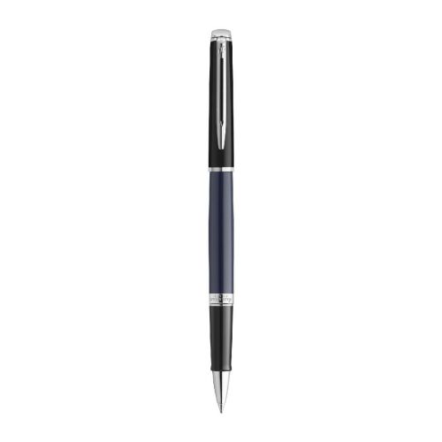 HEMISPHERE - Rollerball con bloques de color y ribete plateado "" (tinta negra)