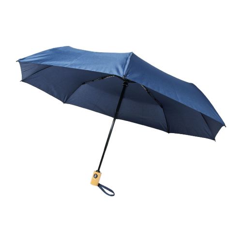 BO - Paraguas automático plegable material reciclado PET de 21" ""