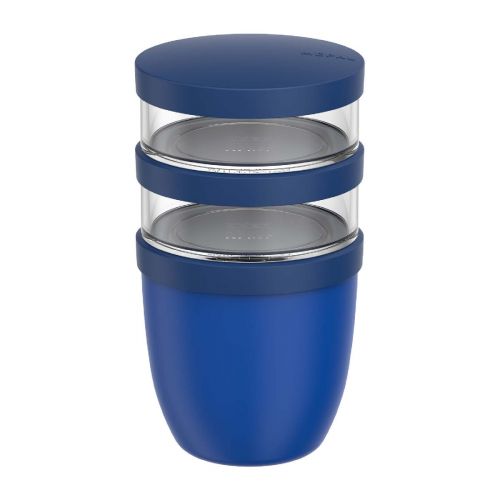 MEPAL ELLIPSE - Fiambrera con aislamiento con 3 piezas de 500 ml + 2 × 200 ml ""