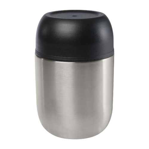 SUPO - Fiambrera de 480 ml de acero inoxidable reciclado de doble pared "" con cuchara plegable