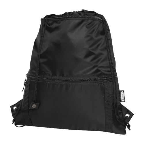 ADVENTURE - Bolsa con cordón plegable reciclada de 7L "Ash"