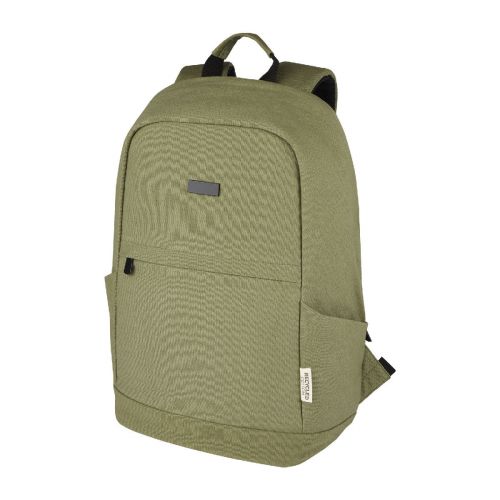 JOEY - Mochila antirrobo de 18 L para portátil de 15,6" de lona reciclada GRS ""