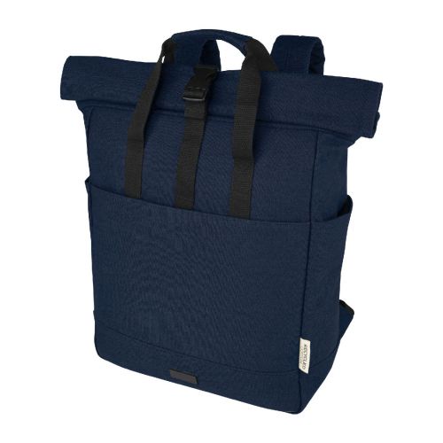 JOEY - Mochila enrollable de 15 L para portátil de 15" de lona reciclada GRS ""