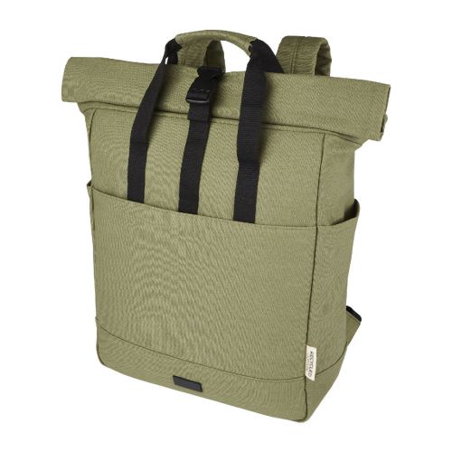 JOEY - Mochila enrollable de 15 L para portátil de 15" de lona reciclada GRS ""