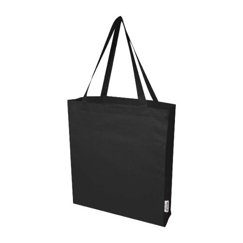 MADRAS - Bolsa Tote con refuerzos de algodón reciclado GRS de 140 g/m² de 12l ""