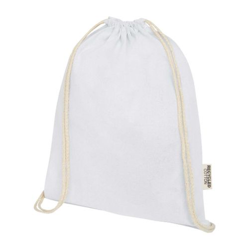 OREGON - Bolsa con cordón de algodón reciclado GRS de 140 g/m² ""