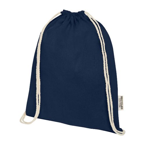 OREGON - Bolsa con cordón de algodón reciclado GRS de 140 g/m² ""