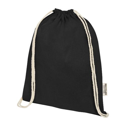 OREGON - Bolsa con cordón de algodón reciclado GRS de 140 g/m² ""