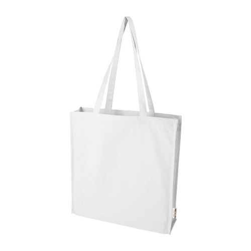 FLORIDA - Bolsa Tote algodón reciclado 100% GRS con refuerzos de 270 g/m² "" 14L